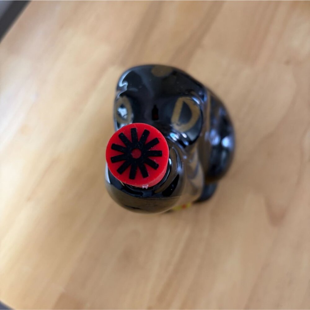 MCM Barware Ceramic Booze Hound Figural Liquor Decanter - Picture 4 of 5
